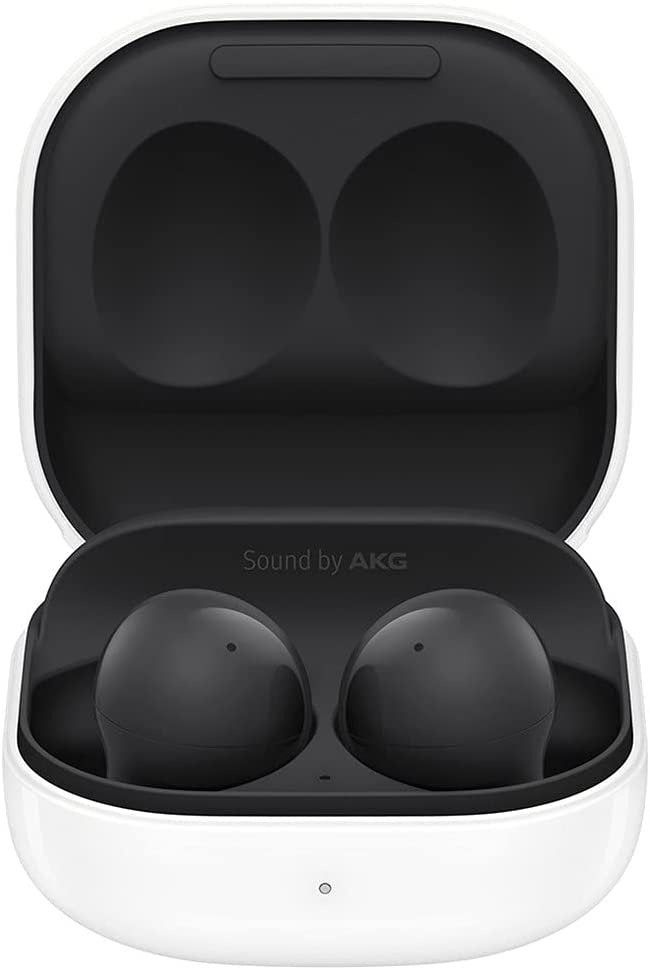 SAMSUNG Galaxy Buds2 True Wireless Earbuds Noise Cancelling Ambient Sound Bluetooth Lightweight Comfort Fit Touch Control, International Version (Graphite) (Renewed)