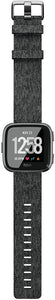 Fitbit Versa Smart Watch, Black/Black Aluminium, One Size (S & L Bands Included) (Renewed)