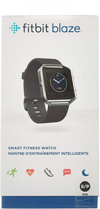 Fitbit Blaze Smart Fitness Watch, Black, Small (Certified Refurbished)