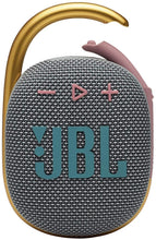 Load image into Gallery viewer, JBL Clip 4: Portable Speaker with Bluetooth, Built-in Battery, Waterproof and Dustproof Feature (Renewed)
