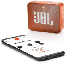 Load image into Gallery viewer, JBL GO 2 Portable Bluetooth Waterproof Speaker - Orange (Renewed)
