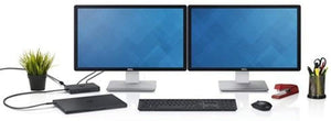 Dell WD15 Monitor Dock 4K with 130W Adapter, USB-C, (450-AFGM, 6GFRT) (Renewed)