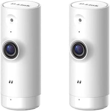 Load image into Gallery viewer, D-Link WiFi Security Camera HD, Mini Indoor, 2-Pack, Cloud Recording, Motion Detection and Night Vision, Compatible with Alexa (DCS-8000LH/2PK-US) (Renewed)
