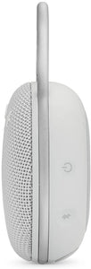 JBL Clip 3 Portable Waterproof Wireless Bluetooth Speaker - White