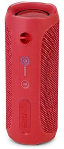 JBL Flip 4 Waterproof Portable Bluetooth Speaker (Red) (Renewed)
