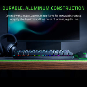 (Renewed) Razer Huntsman Mini 60% Gaming Keyboard: Clicky Optical Switches RZ-03-03390100 - Black