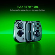 Load image into Gallery viewer, Razer Kishi Mobile Controller for iPhone iOS: Works with iPhone X, 11, 12, 13, and 13 Max - Includes 1 Month Xbox Game Pass Ultimate, xCloud, Stadia, Luna - Lightning Port Passthrough - MFi Certified (Renewed)
