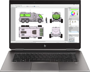 HP Zbook Studio X360 G5 15.6" Touchscreen LCD 2 in 1 Mobile Workstation - Intel Core i9 (8th Gen) i9-8950HK Hexa-core (6 Core) 2.90 GHz - 32 GB DDR4 SDRAM - 512 GB SSD - Windows 10 Pro - in-Plane