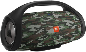 JBL Boombox Portable Bluetooth Waterproof Speaker (Black) (Renewed)