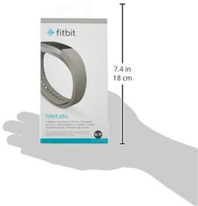 Fitbit Alta, Accessory Band, Leather, Graphite, Small