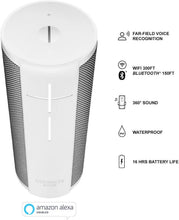 Load image into Gallery viewer, Ultimate Ears MEGABLAST Portable Wi-Fi / Bluetooth Speaker with hands-free Amazon Alexa voice control (waterproof) - Blizzard (Renewed)
