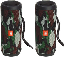 Load image into Gallery viewer, JBL Flip 4 Waterproof Portable Wireless Bluetooth Speaker Bundle - (Pair) Camouflage (Renewed)
